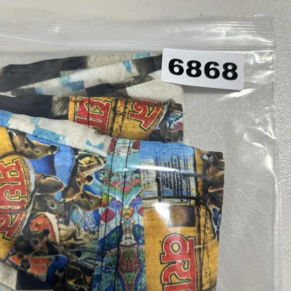 Robert Graham Swim Trunks Men Size 36 Lined Drawstrings Geometric Beach - Picture 8 of 8